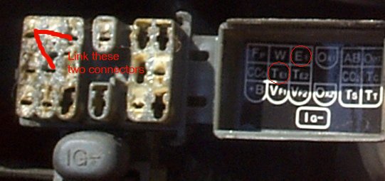 Diagnostics connector and terminals